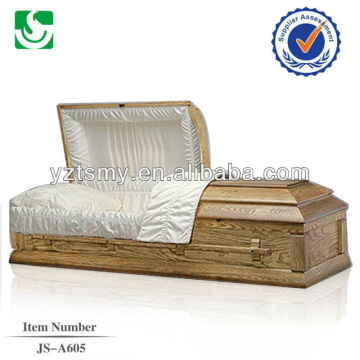 classic cloth covered casket